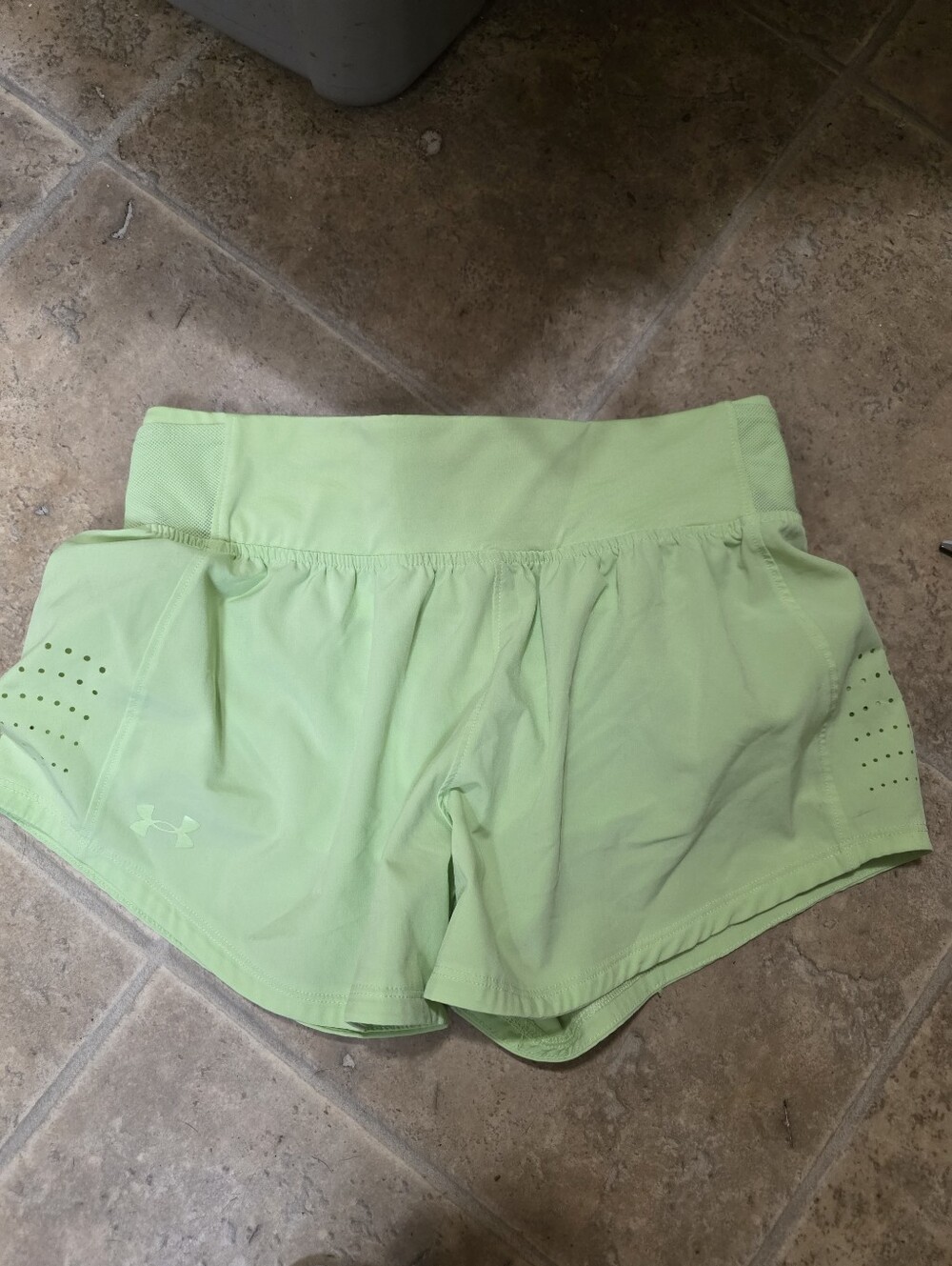 Under Armour Mint Green Athletic Running Shorts